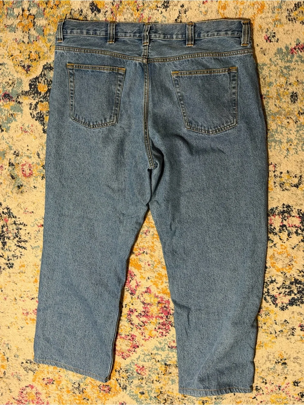 Blue Mountain Classic Straight-Leg Men’s Jeans - Blue